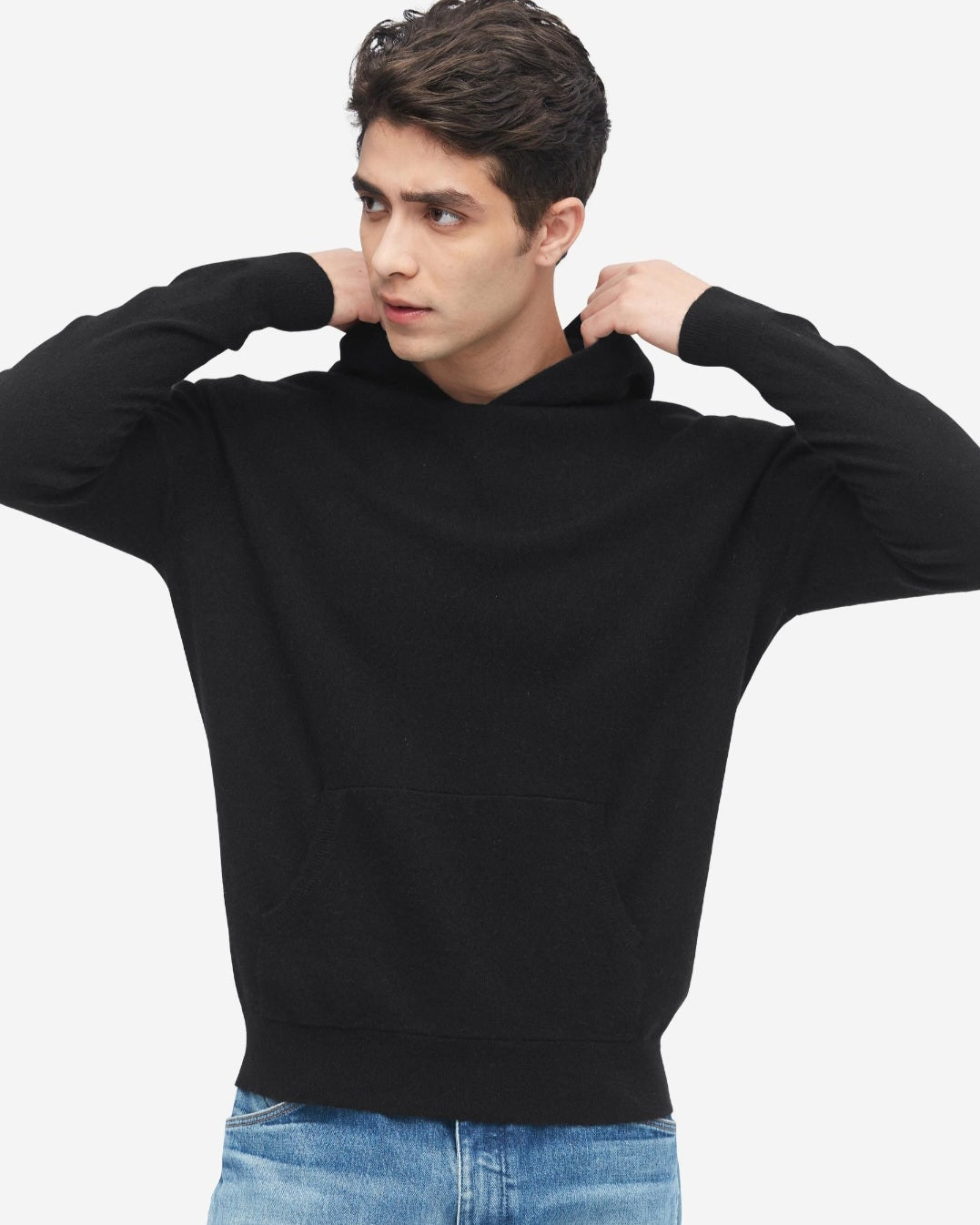 Cashmere Pullover Hoodie For Men