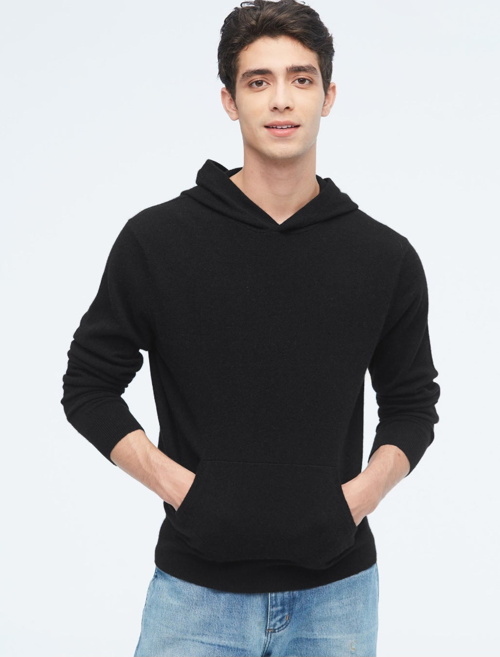 Cashmere Pullover Hoodie For Men