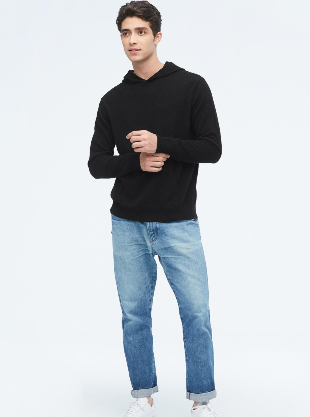 Cashmere Pullover Hoodie For Men