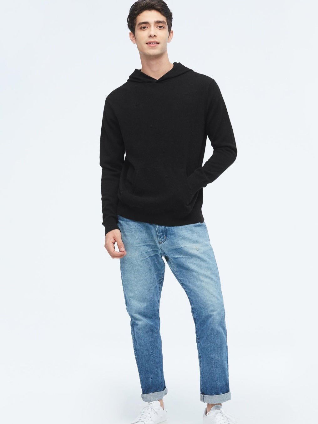 Cashmere Pullover Hoodie For Men