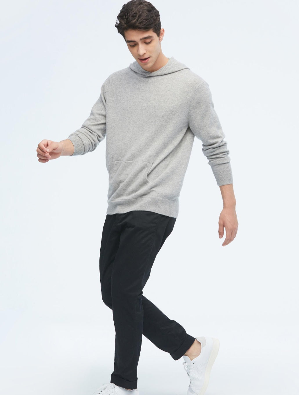 Cashmere Pullover Hoodie For Men