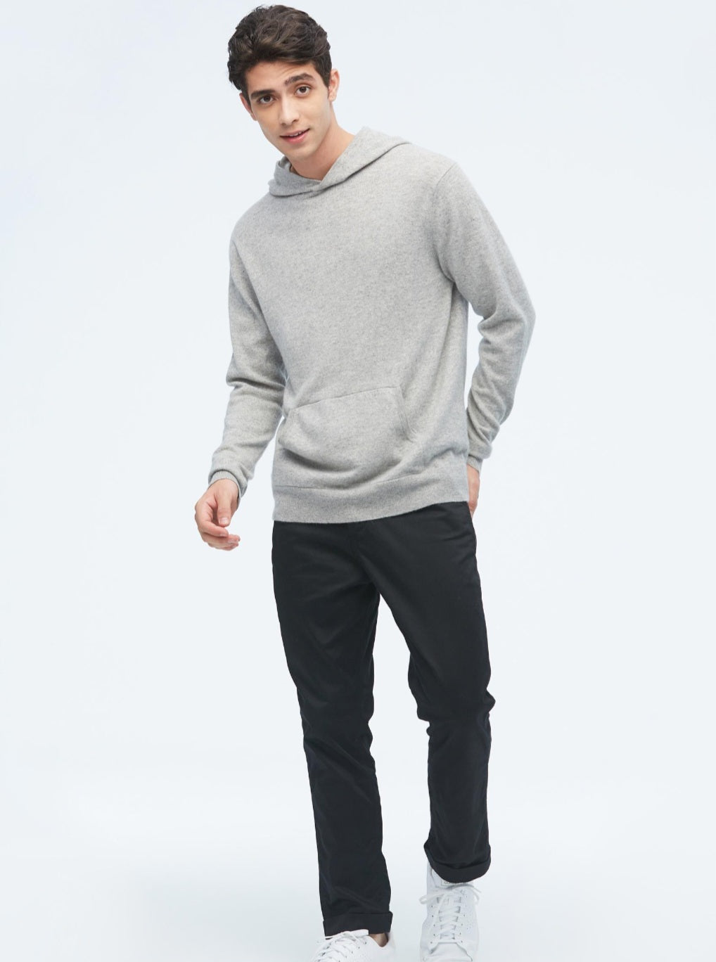 Cashmere Pullover Hoodie For Men